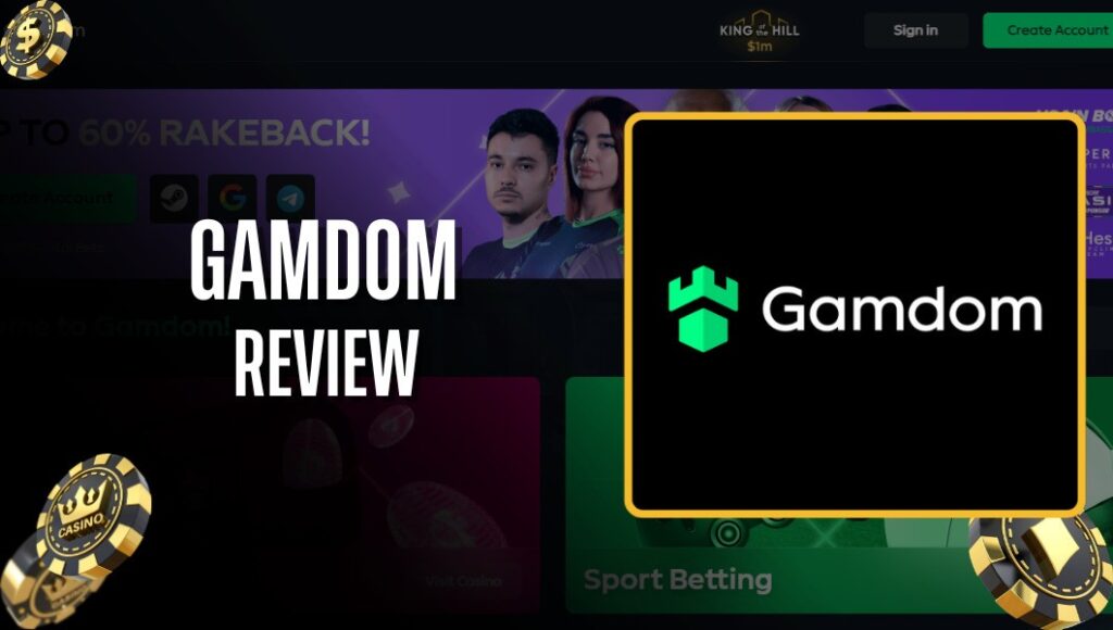 Gamdom Review Featured -Sportsbook AU