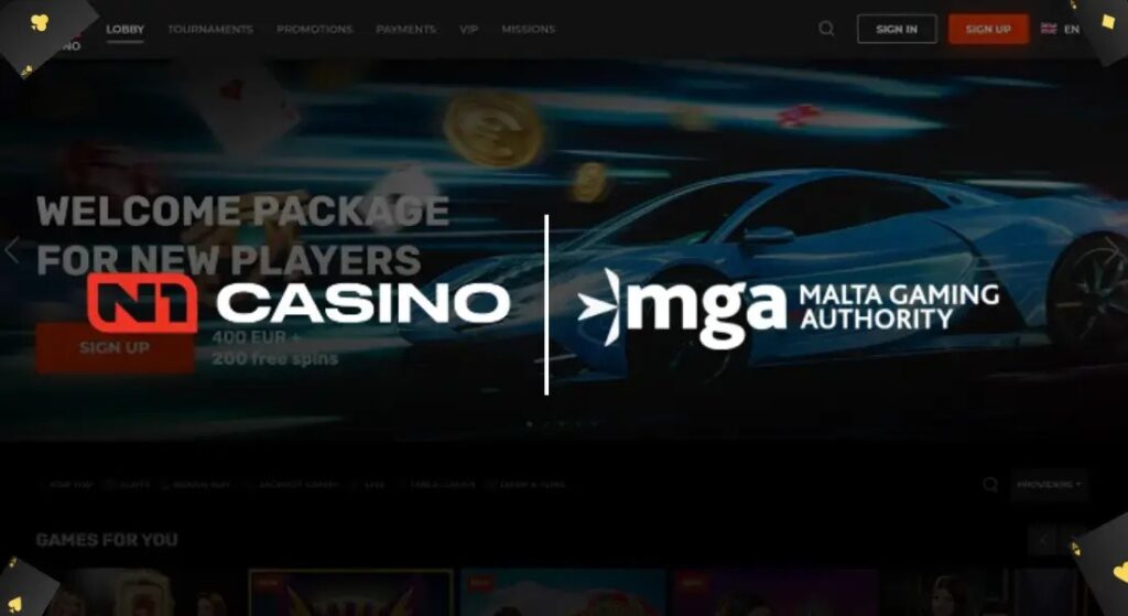 N1 casino Malta gaming