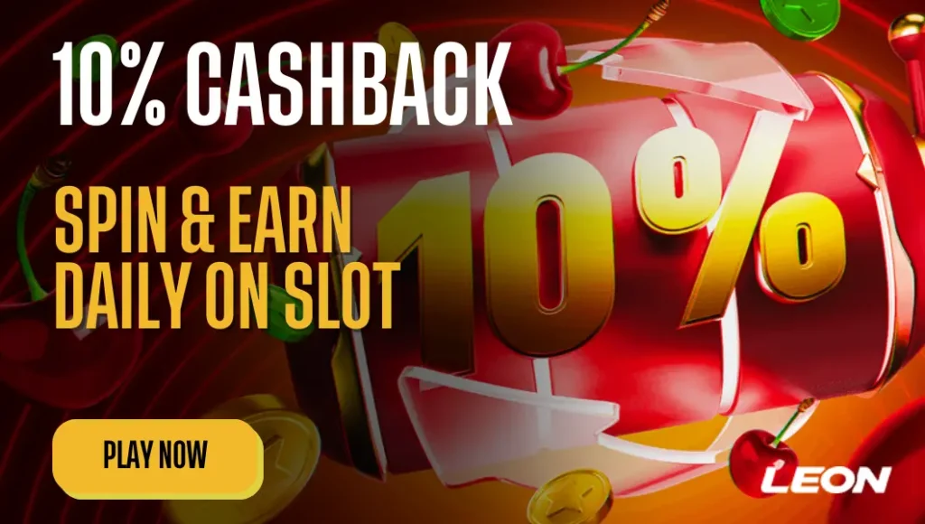 10% Cashback bonus on LEON Au